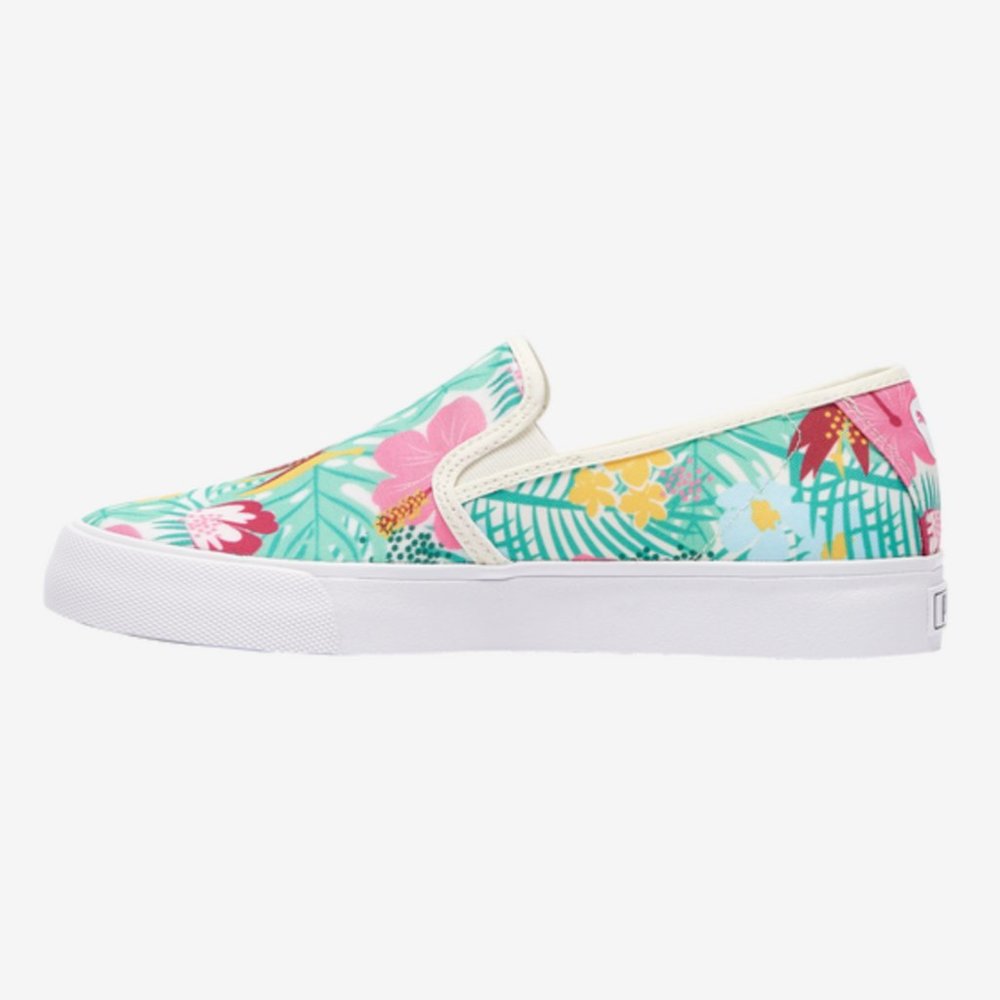 NEW PUMA Tropical Print Floral Women Sneakers Shoes Slip-On Green Multi 6.5 - Picture 2 of 5